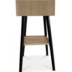 React sängbord - Rotting / Svart + Textilrengöring för möbler