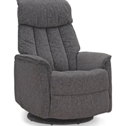 Reclinerfåtölj i grått tyg - Umeå + Fläckborttagare för möbler