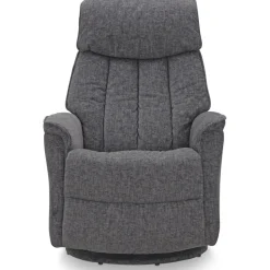 Reclinerfåtölj i grått tyg - Umeå + Fläckborttagare för möbler