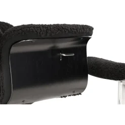 Reclinerfåtölj med fotpall Svart / Krom - Hagön + Fläckborttagare för möbler