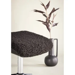 Reclinerfåtölj med fotpall Svart / Krom - Hagön + Textilrengöring för möbler