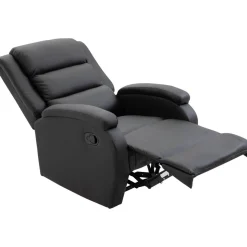 Reclinerfåtölj med fotstöd svart - Bengt + Fläckborttagare för möbler