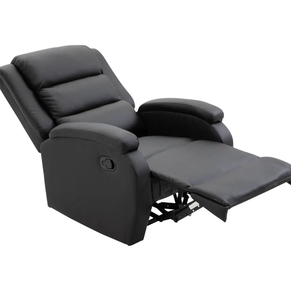 Reclinerfåtölj med fotstöd svart - Bengt + Fläckborttagare för möbler