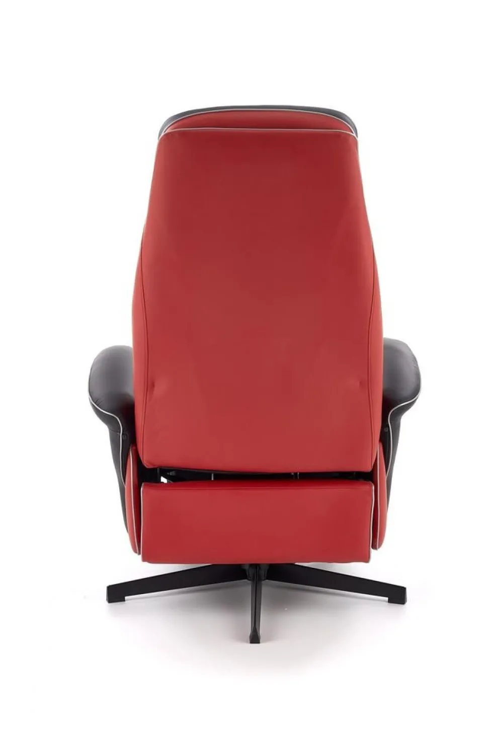 Reclinerfåtölj svart / röd - Camaro lyx + Fläckborttagare för möbler