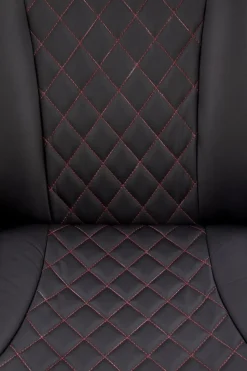 Reclinerfåtölj svart / röd - Camaro lyx + Fläckborttagare för möbler