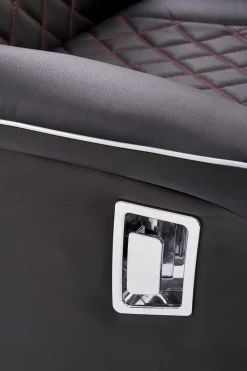 Reclinerfåtölj svart / röd - Camaro lyx + Fläckborttagare för möbler