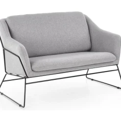 Regina 2-sits soffa i ljusgrått tyg