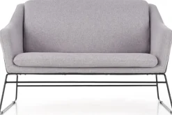 Regina 2-sits soffa i ljusgrått tyg