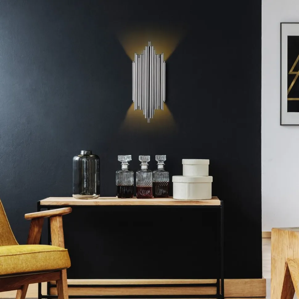 Reis vägglampa 13342 - Krom