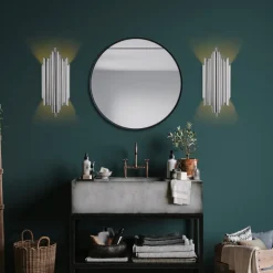 Reis vägglampa 13342 - Krom