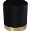 Remi sittpuff - Svart sammet