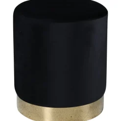 Remi sittpuff - Svart sammet