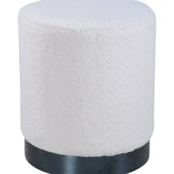 Remi sittpuff - Vit teddy