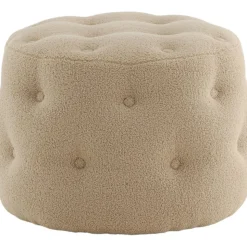 Respit sittpuff - Beige teddy