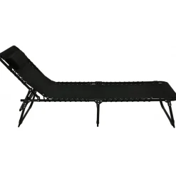 Örgryte solsäng - Ställbar | Svart + Rengöringsmedel för utemöbler