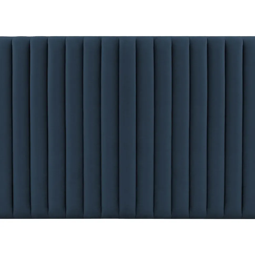 Ribbersborg sänggavel (Blå sammet) - Valfri bredd