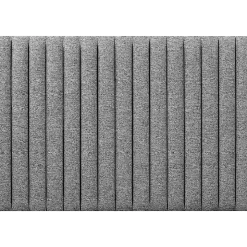 Ribbersborg sänggavel (Grått tyg) - Valfri bredd