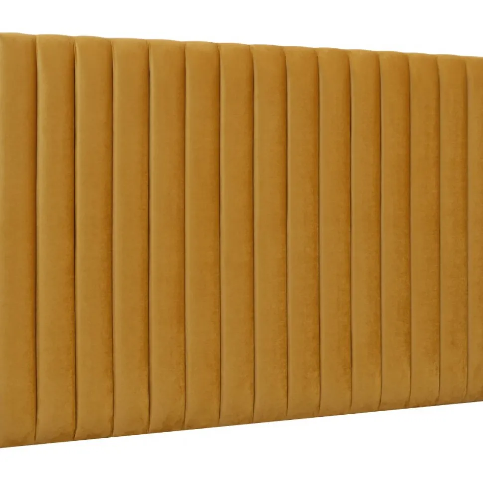 Ribbersborg sänggavel (Guld sammet) - Valfri bredd