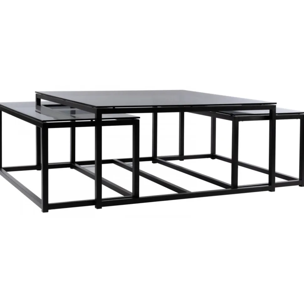 Ricardo soffbord 100x100 - Gråtonat glas