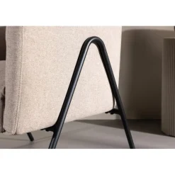 Rika fåtölj - Beige/Svart