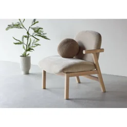 Rile Fåtölj - Whitewash/Beige