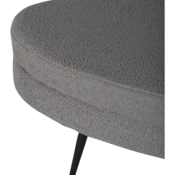 Rino sittpuff - Gråbeige teddy