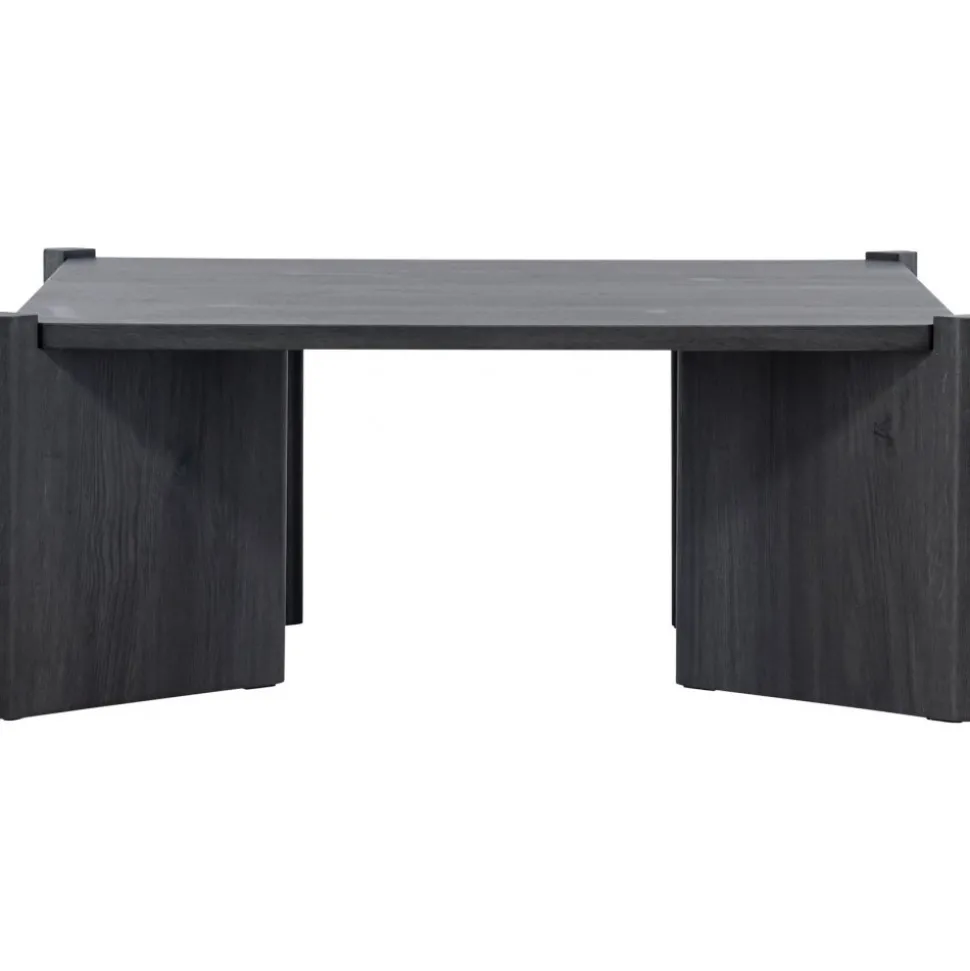 Rogaland soffbord 100 x 100 cm - Svart