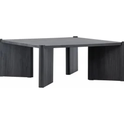 Rogaland soffbord 100 x 100 cm - Svart