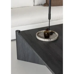 Rogaland soffbord 100 x 100 cm - Svart