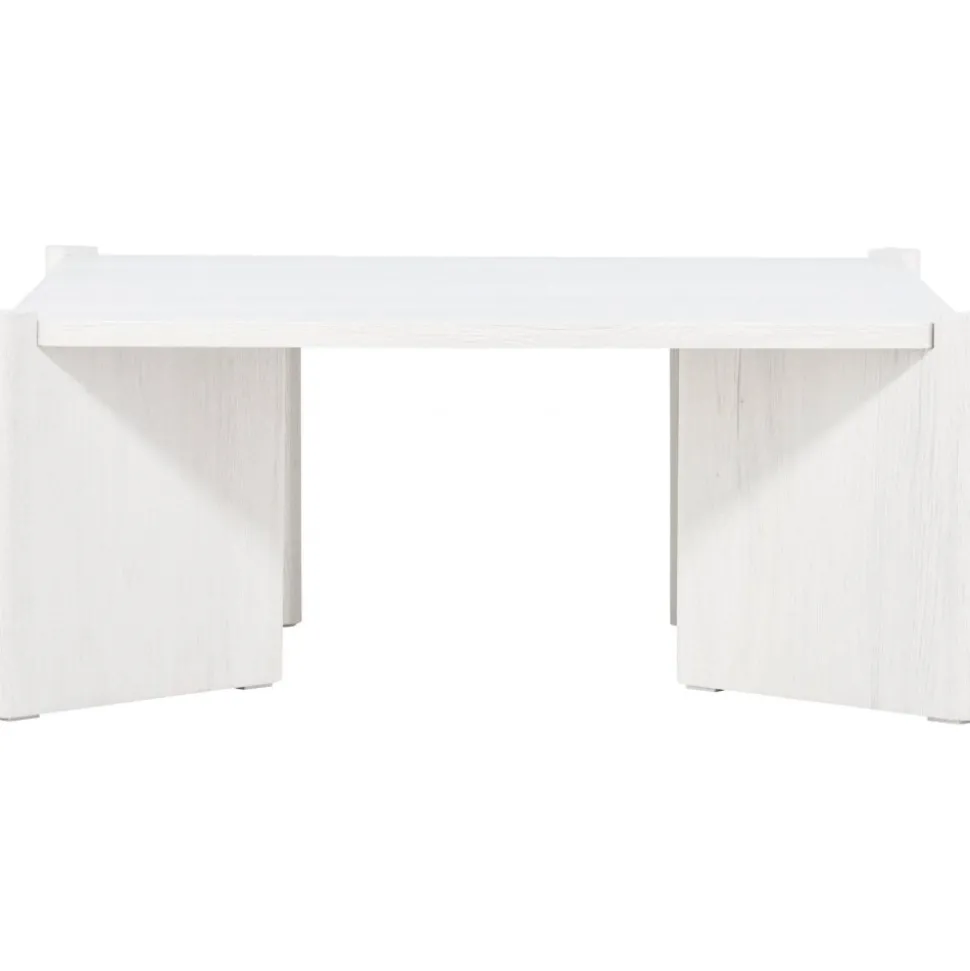 Rogaland soffbord 100 x 100 cm - Whitewash