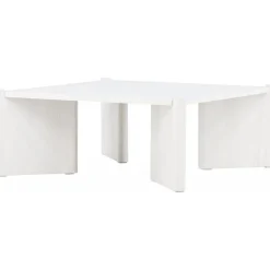 Rogaland soffbord 100 x 100 cm - Whitewash