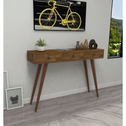 Rolls avlastningsbord 110x 30 cm - Valnöt