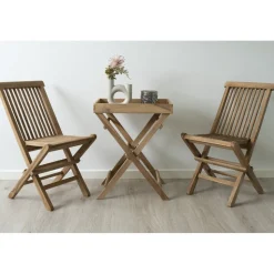 Ronda brickbord 39 x 29 cm - Teak + Rengöringsmedel för utemöbler