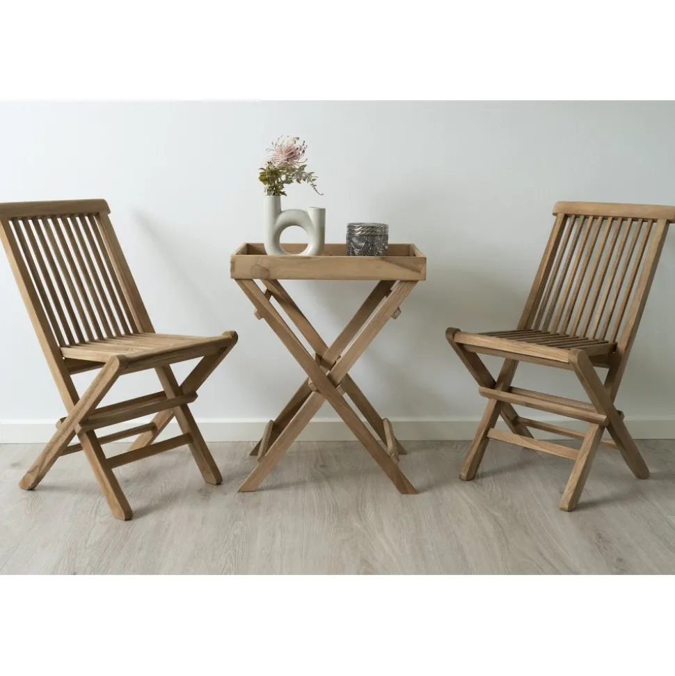 Ronda brickbord 39 x 29 cm - Teak + Rengöringsmedel för utemöbler