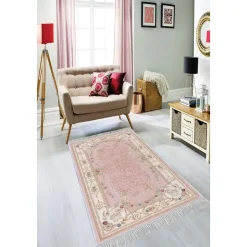 Rosa matta i sammet 80x150 cm