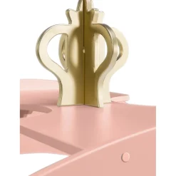 Rosa prinsessvagn barnsäng - 90 x 190 cm