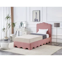 Rosa sängram 90x200 cm