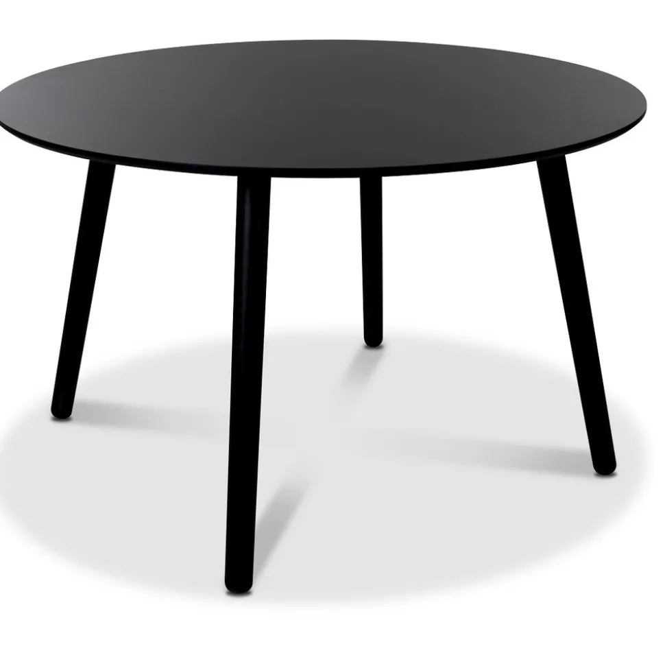 Rosvik matgrupp, matbord med 4 st Carisma sammetsstolar - Rosa/Svart + 4.00 x Stolsdyna