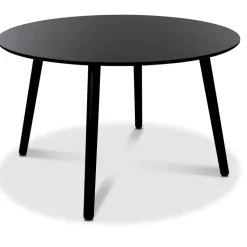 Rosvik matgrupp, matbord med 4 st Smokey matstolar - Svart/Vintage + 3.00 x Möbeltassar