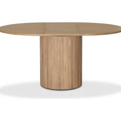 Runt matbord Ø115-160 cm - Whitewash