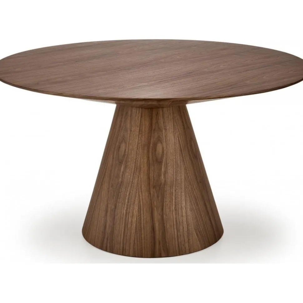 Runt matbord i valnöt - Float