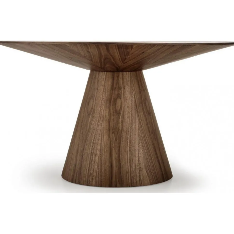 Runt matbord i valnöt - Float