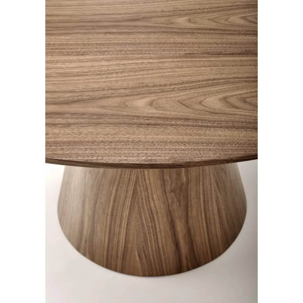 Runt matbord i valnöt - Float