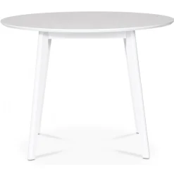 Runt matbord med 4 st svarta pinnstolar