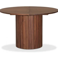 Runt matbord valnöt Ø115-160 cm - Nova