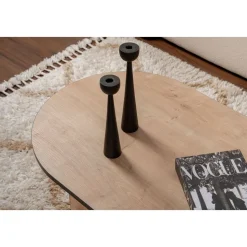 Sable soffbord 119 x 60 cm - Safir ek/svart