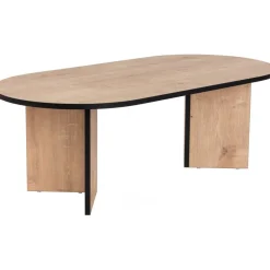 Sable soffbord 119 x 60 cm - Safir ek/svart