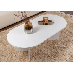 Sable soffbord 119 x 60 cm - Vit