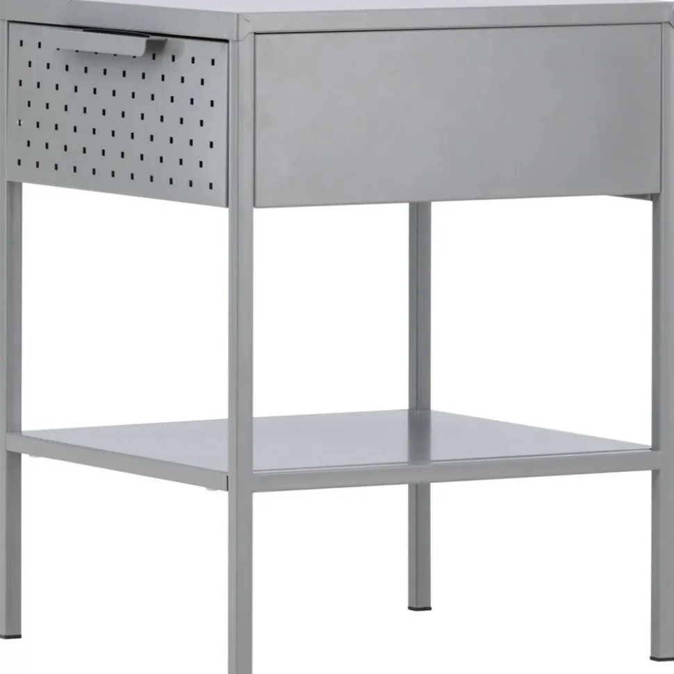 Sacramento sängbord - Ljusgrå