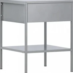 Sacramento sängbord - Ljusgrå